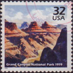 U.S.A. 1998 - Scott# 3183h Grand Canyon 32c Used