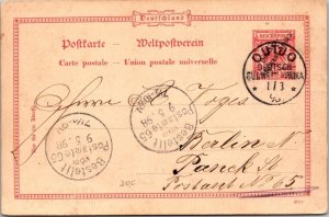 German SW Africa 1898 Postcard - OUTJO - F62639