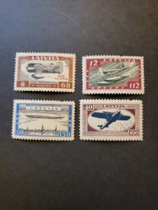 Stamps Latvia Scott #CB21-4 never hinged