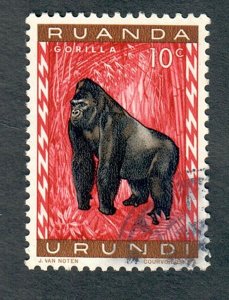 Ruanda-Urundi #137 used single