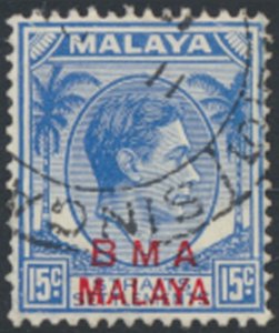 Straits Settlements  OPT BMA Malaya  SC# 265  Used  see details & scans