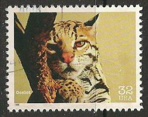 US ~ Scott # 3105e ~ Used ~ Ocelot