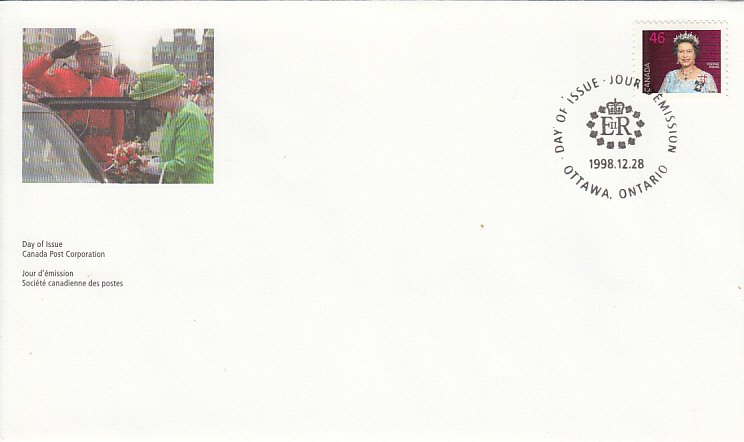 Canada 1998 FDC Sc 1682 46c Flag over iceberg Definitive