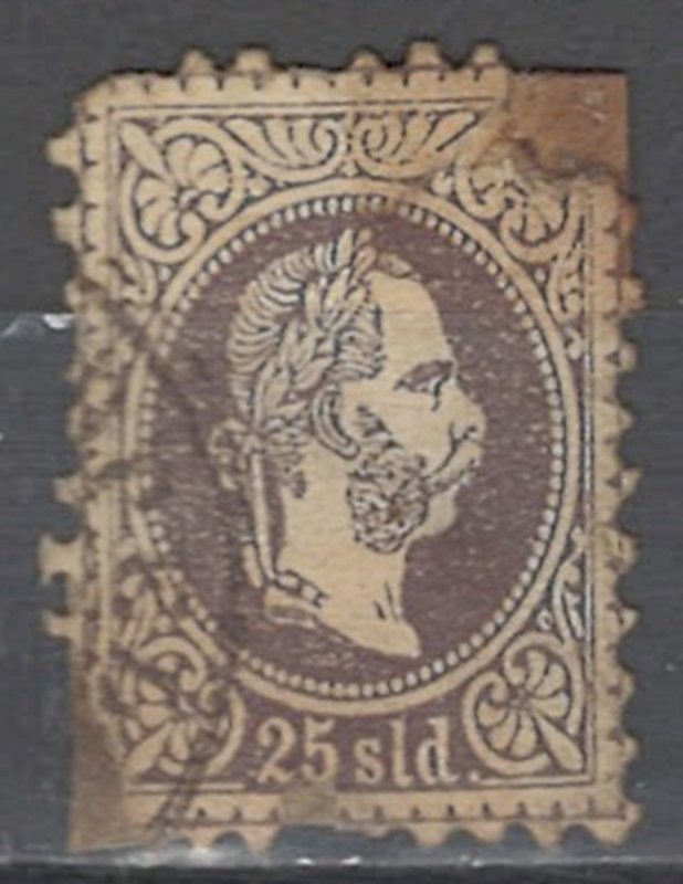 COLLECTION LOT # 2602  AUSTRIA OFFICES IN TURKEY #6a 1867 CV=$60 FAULTY