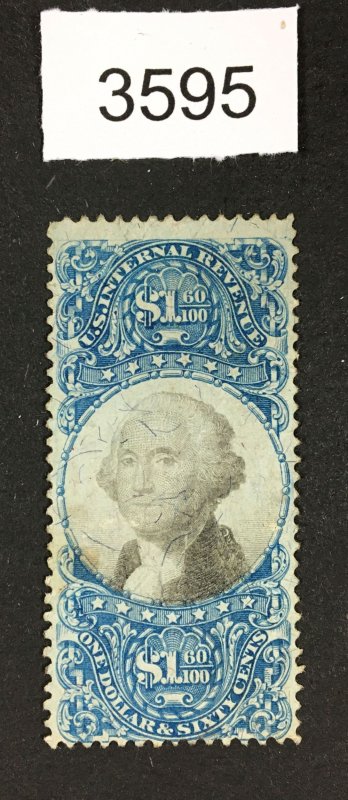 MOMEN: US STAMPS # R121 UNUSED NO GUM $750 LOT #H 3595