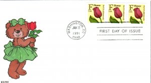 #2518 F - Tulip Kribbs FDC