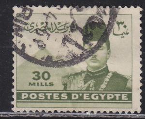 Egypt 234b King Farouk & Pyramids 1946