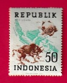 INDONESIA SCOTT#63 1949 50s UNIVERSAL POSTAL UNION - MNH
