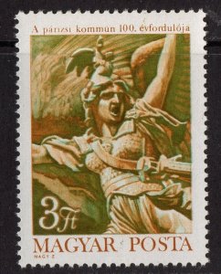 Thematic stamps HUNGARY 1971 PARIS COMMUNE 2578 mint