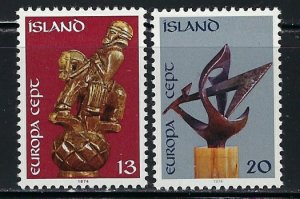 Iceland 472-73 MNH 1974 Europa  (an4672)