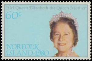 Norfolk Island #271-272, Complete Set(2), 1980, Royalty, Never Hinged