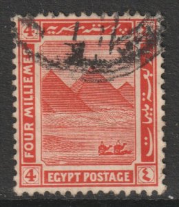 Egypt Scott 53, 1914 Pictorial 4m used