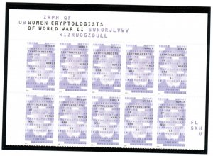 US  5747  Women Cryptologists - Forever Header Block of 10 - MNH - 2022
