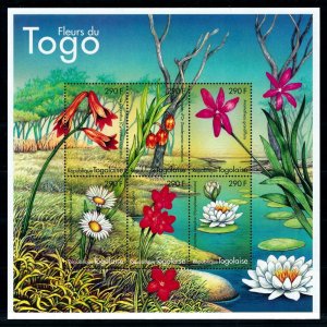 [101642] Togo 2000 Flora flowers Sheet MNH