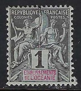 French Polynesia 1 MOG X229-3