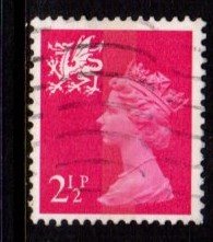 Wales - #WMMH1 Machin Queen Elizabeth II - Used