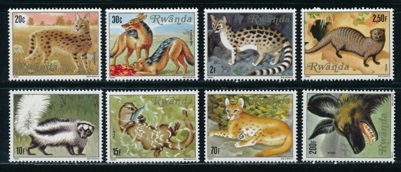 Rwanda - MNH Stamps Set Wild Animals  (1991) 