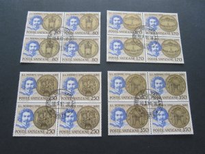 Vatican 1980 Sc 673-76 BLK(4) set Fu