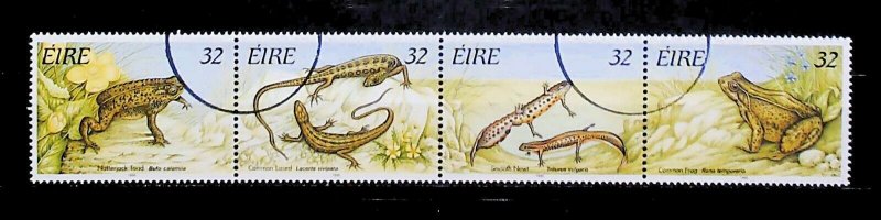 Ireland 1995  Reptiles and Amphibians Ordinary Gum Used Full Set A22P20F9037