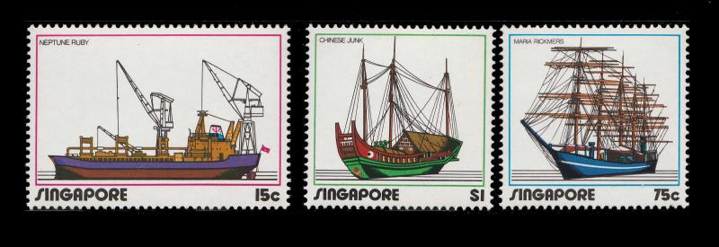 SINGAPORE Sc#164-166 1972 Shipping Industry MNH