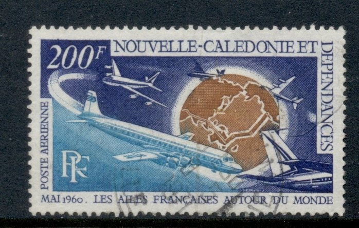 New Caledonia 1970 French Wings around the World FU