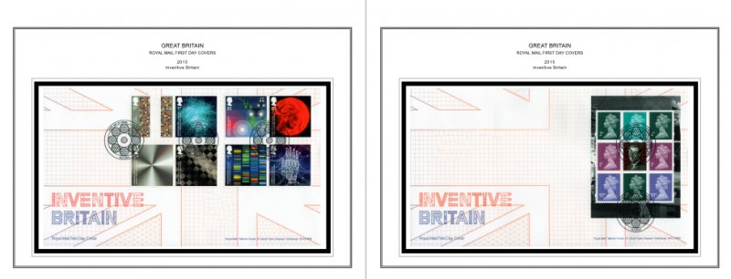 COLOR PRINTED GREAT BRITAIN FDCs 2011-2020 STAMP ALBUM PAGES (325 illust. pages)