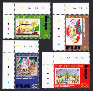 Fiji Christmas Children's' Drawings 4v SG#1036/39 SC#835-838