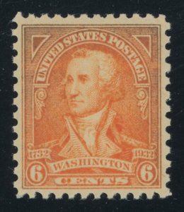 USA 711 - 6 cent Washington PSE Graded Cert: VF/XF 85 Mint OGnh