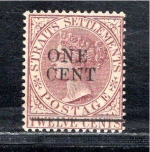 STRAITS SETTLEMENTS SC# 81 AVF/MOG