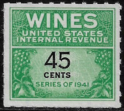 United States #RE137 MNH Wine Stamp (NGAI) (b)