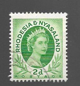 Rhodesia & Nyasaland 1954 - U - Scott #143 *