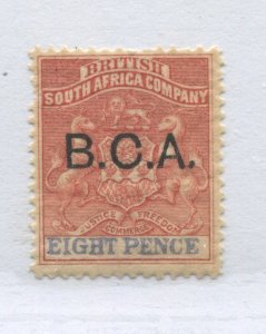 British Central Africa 1891 8d mint o.g. hinged