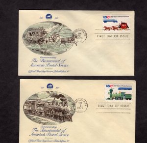 1572-1575 USPS Bicentennial, set/4 FDC Fleetwood
