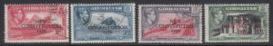 Gibraltar, Sc 127-130 (SG 140-143), used