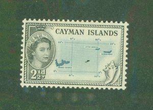 CAYMAN ISLANDS 140 MNH CV $4.25 BIN $2.25