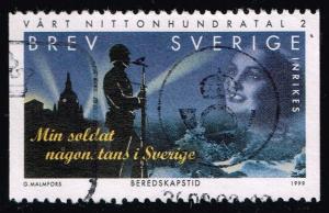 Sweden #2329 Silhouette of Soldier; Used (1.25)