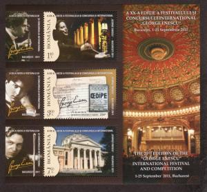 Romania New Issue Mint NH Sheet Music Festival 2012!