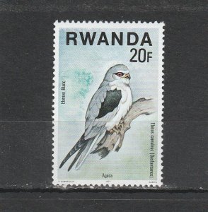 Rwanda  Scott#  334  MNH  (1977 Swallow-Tailed Kite)