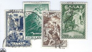 Greece  SC C67-C70 Used F-VF SCV$23.30.....Great Opportunity!