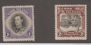 Cook Islands Scott #112-113 Stamp - Mint Set