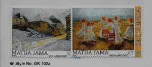 SLOVENIA Sc 505-6 NH issue of 2002 - ART