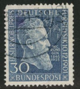 Germany Scott 686 used 1951 Roentgen stamp CV$16.00