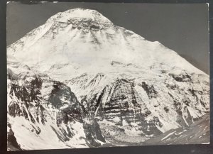 1958 Dhaulagiri Nepal Postcard Cover To Switzerland Mt Everest Expedition