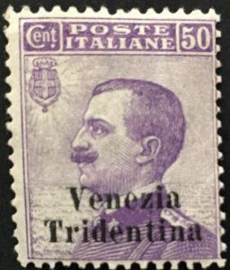 ITALY - Trentino - Sassone n.26 MH* with Certificate - cv 310$