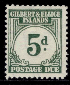 GILBERT AND ELLICE ISLANDS GVI SG D5, 5d grey-green, M MINT. Cat £25. 