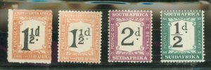 South Africa #J9/19/22 Unused Multiple