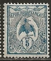 New Caledonia  ^ Scott # 92 - MH