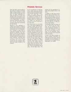 1972 USPS Special Stamp Mini-Album