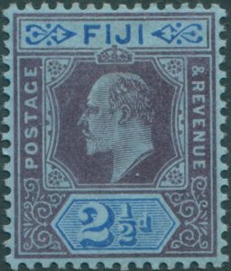 Fiji 1903 SG107 2½d dull purple and blue/blue KEVII MH