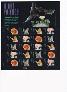 U.S.: Sc #3661-64, American Bats 37c, Sheet of 20, MNH (3661)